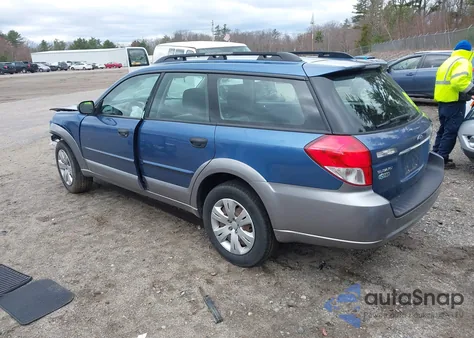 2009 Subaru Outback 2.5I из США, поврежденный, VIN 4S4BP60C896318732